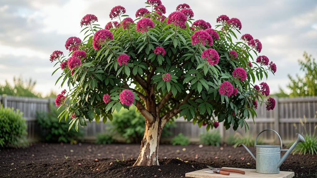 How Big Does a Crape Myrtle Tree Get: Height & Spread by Variety