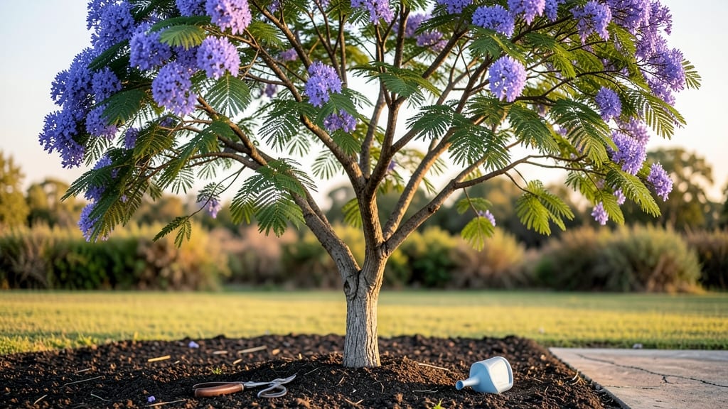 Jacaranda Tree Bloom: Layered Chill Hack for Vibrant Spring Splendor