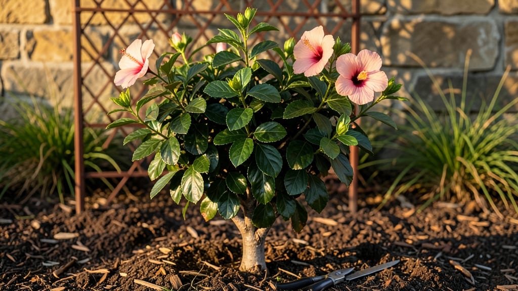 Peach Hibiscus Tree Growing Guide: Year-Round Privacy Screen From Fragrant Blooms