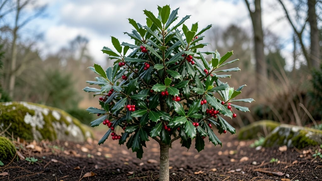 Tall Holly Tree: Year-Round Privacy Screen With Evergreen Elegance