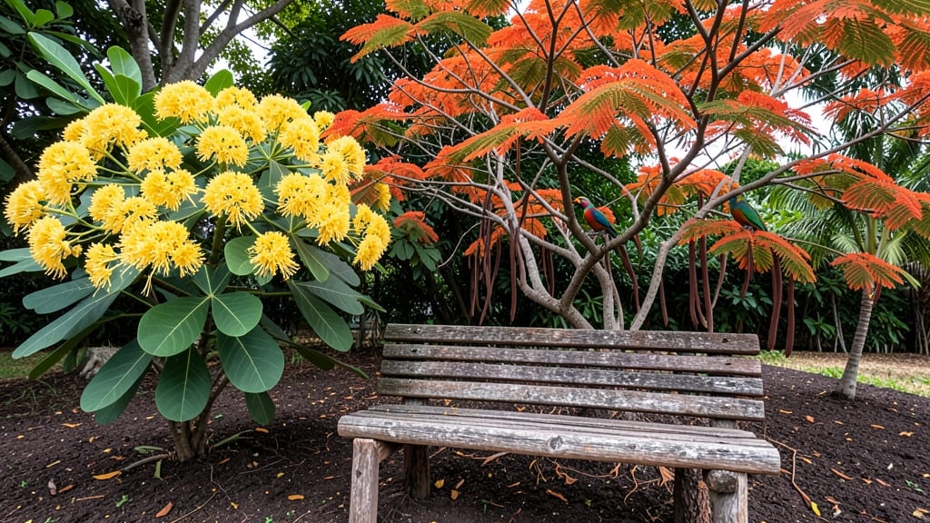 Tropical Ornamental Trees: Best Low-Maintenance Species for Year-Round Color